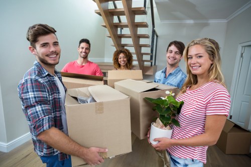 Removal team planning a flat move in Dagenham with local access considerations