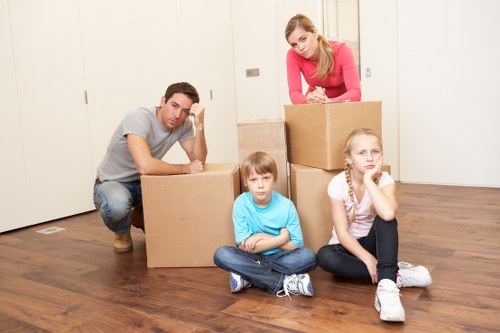 Furniture and box loading for a Dagenham move