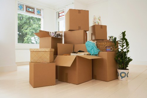 Packed family home ready for removals service in Dagenham