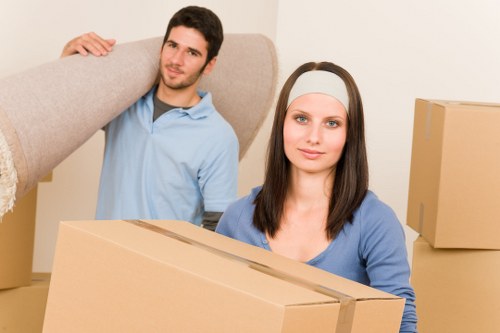Local movers handling access and parking for a Dagenham property