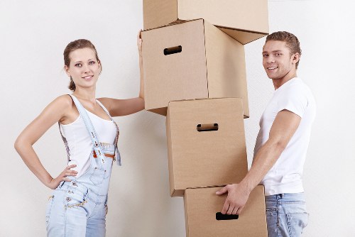 Customer confirming a moving service booking and quote