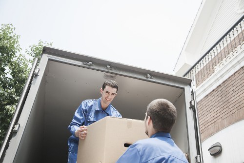 Unpacking boxes into the correct rooms after a Dagenham relocation